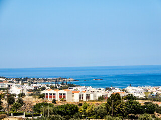 view of the city from the village