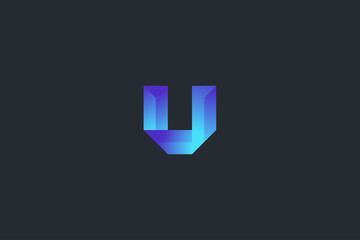 Technology Letter U Logo Template © boglyph