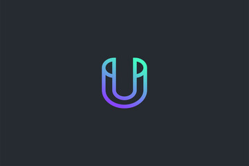 Technology Letter U Logo Template © boglyph