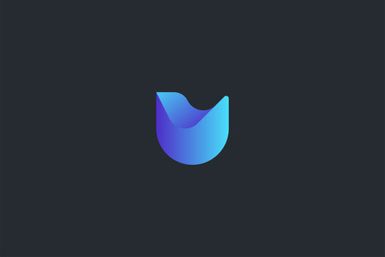 Technology Letter U Logo Template