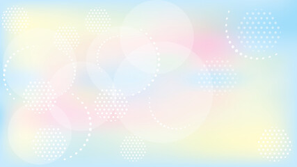 Abstract colorful background with pale white pattern, rainbow spectrum, space for text.