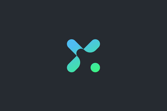 Technology Letter X Logo Template