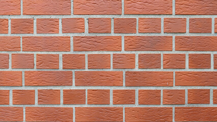 Mauer aus rotem Klinker, Ziegelsteinmauer, Textur Background, Pattern Wallpaper