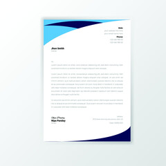 Modern Letterhead Design Template for Your Corporate Business