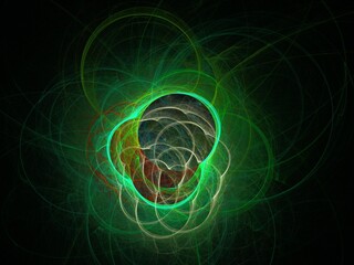 Imaginatory fractal background Image