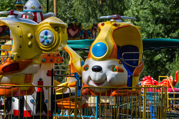 attraction children's carousel
