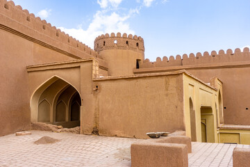 South Iran, inside the Castle's ruins of Rayan. District of Kerman near Bam. 