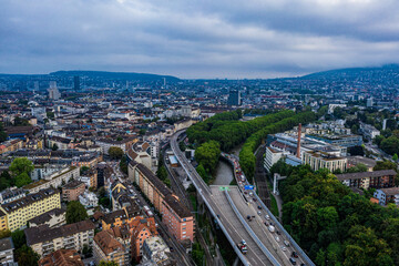 rush hour in the city