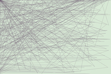 Isolated pattern  chaotic lines