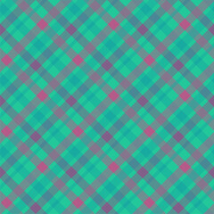 Tartan color seamless vector pattern