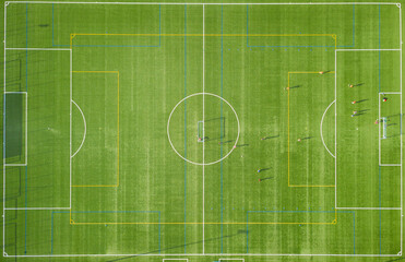 Naklejka premium Soccer sadium