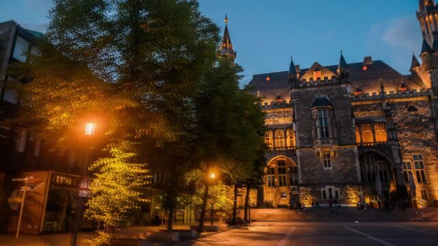Rathaus Aachen Hyperlapse