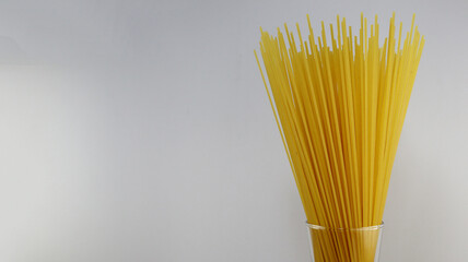 spaghetti in a glass