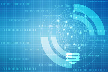 Bulb future technology,innovation background,creative idea concept,Artificial Intelligence background