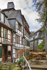 Fototapeta na wymiar Historic houses in Monschau, Germany
