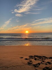 Sunrise Over the Sea