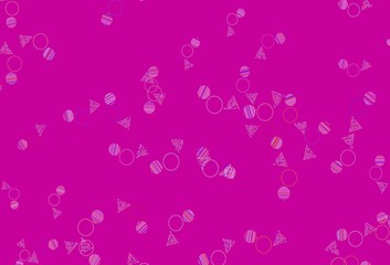 Light Blue, Yellow vector layout with circles, lines.