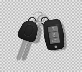 Realistic car keys. 