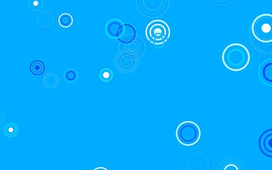 Light BLUE vector layout with circle shapes.