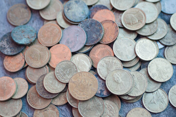 pile of coins