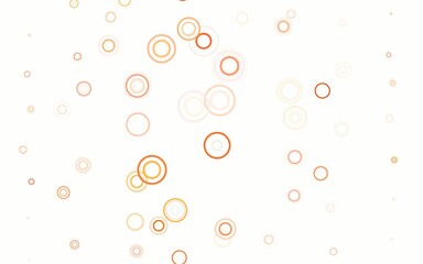 Light Red vector template with circles.