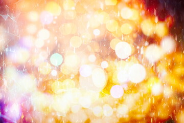 Bokeh with multi colors, Festive lights bokeh background, Defocused bokeh lights, Blurred bokeh,...