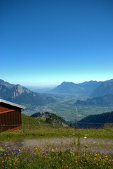 Rheintal in der Schweiz 7.8.2020