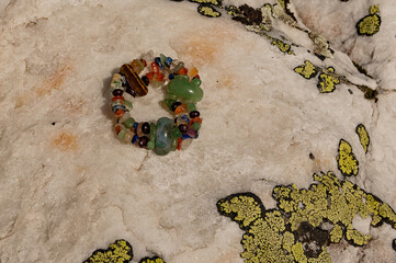 Beautiful stone dzi bead bracelets