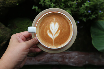 coffee , hot cofffee or latte coffee