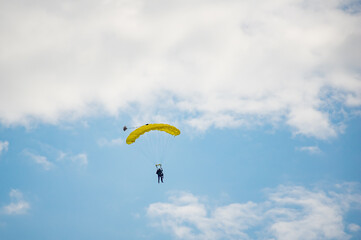 parachute (paraglider) in the sky