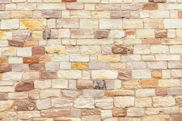 Steinwand als Hintergrund oder Textur
