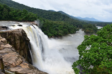 Athirappilly Water Falls in Kerala India