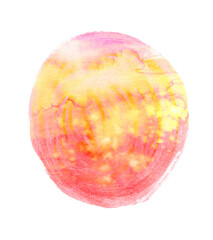 Abstract hand painted soft colorful watercolor background.