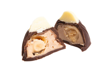 chocolate candy isolated