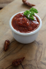 Sambal Oelek in Schälchen