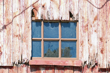 old barn window