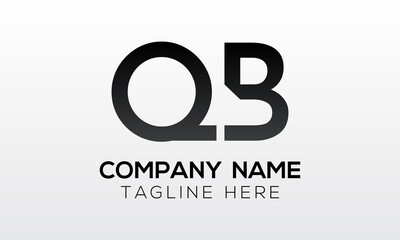 Initial letter QB logo design with creative modern business typography vector template. Creative isolated QB letter logo design