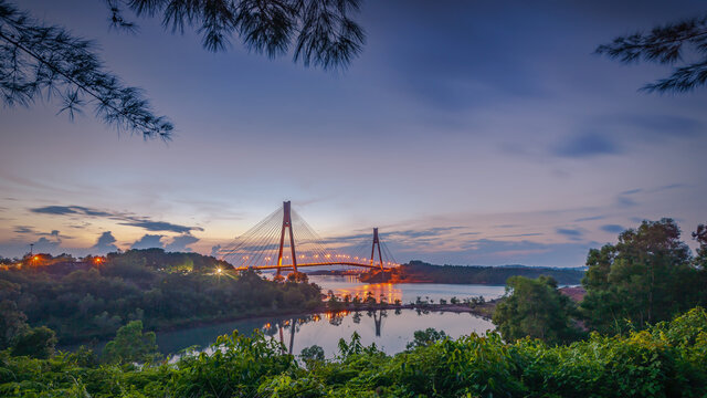 Wonderful sunset photos at batam bintan indonesia