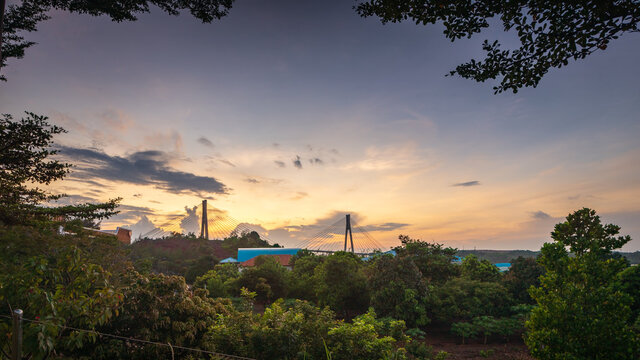 Wonderful sunset photos at batam bintan indonesia