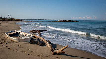 boat on the beach
