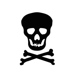 Skull and crossed bones pirate flag known as Jolly Roger