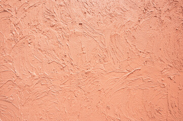 Empty cement concrete wall texture free space background.Abstract orange floor.