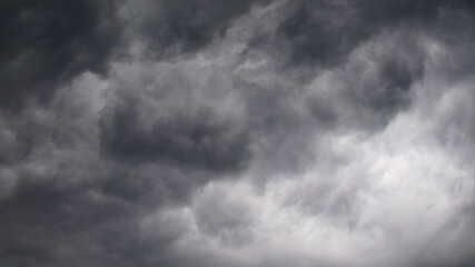 Obraz premium Ominous and heavy clouds before the hurricane