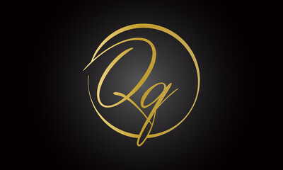 Initial letter QQ logo design with modern business typography vector template. Creative isolated QQ letter logo design