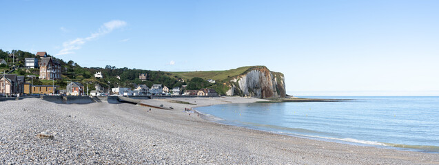 Plage de Veulettes-sur-Mer en Normandie