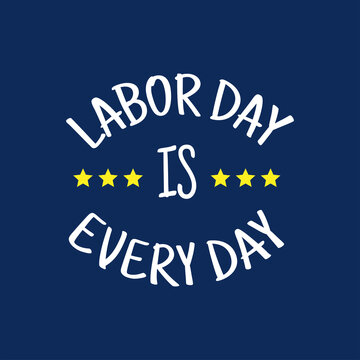 USA happy Labor day text design for advertising template