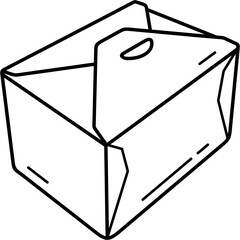 Kraft paper lunch box