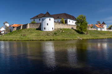 Fototapeta na wymiar Stronghold of Zumberk, Southern Bohemia, Czech Republic
