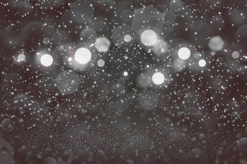 Obraz na płótnie Canvas beautiful shiny glitter lights defocused bokeh abstract background with sparks fly, holiday mockup texture with blank space for your content