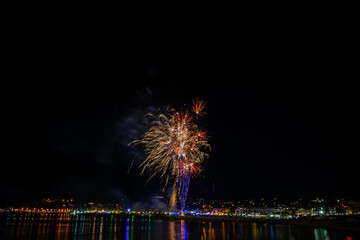 Naklejka premium Feu d'artifice Cavalaire 